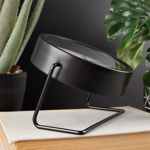 Zegar stołowy metalowy czarny 17.5cm VILDE 569603