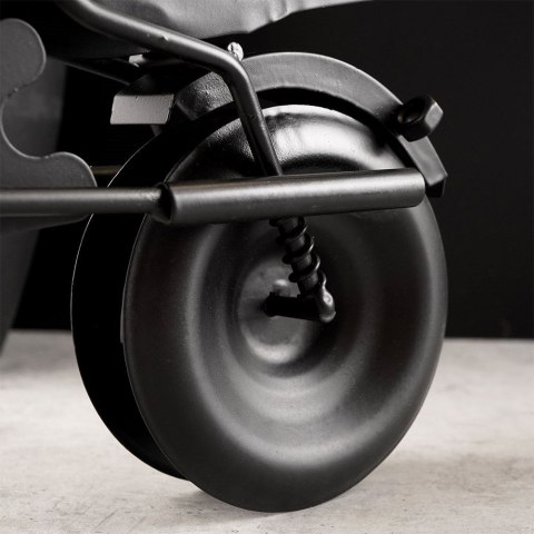 Zegar stołowy metalowy czarny motocykl 30.5cm VILDE 569602