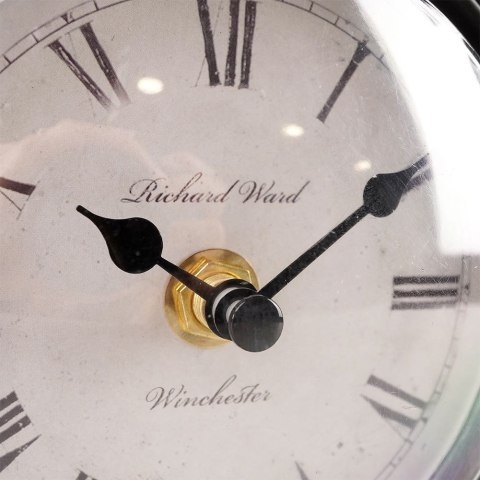 Zegar stołowy metalowy czarny motocykl 30.5cm VILDE 569602