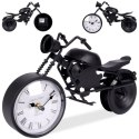 Zegar stołowy metalowy czarny motocykl 30.5cm VILDE 569602