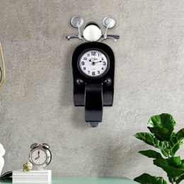 Zegar stołowy metalowy czarny skuter 44.5cm HOME STYLING COLLECTION 569366