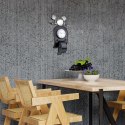 Zegar stołowy metalowy czarny skuter 44.5cm HOME STYLING COLLECTION 569366