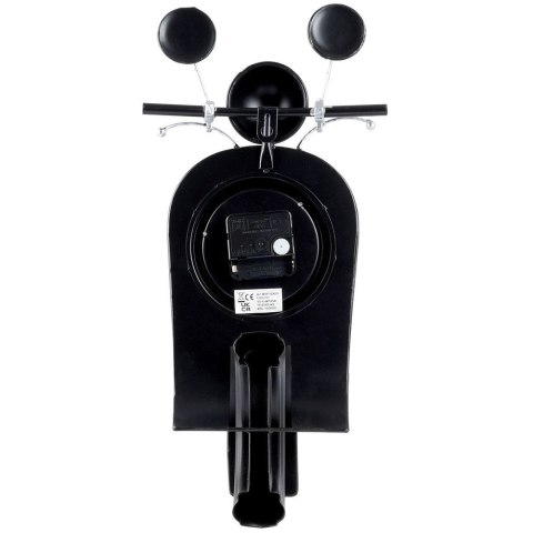 Zegar stołowy metalowy czarny skuter 44.5cm HOME STYLING COLLECTION 569366