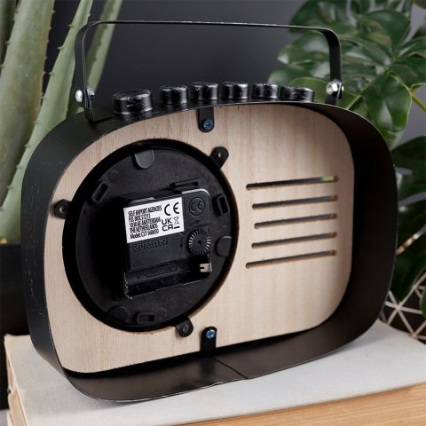Zegar stołowy radio 22.5cm VILDE 569601