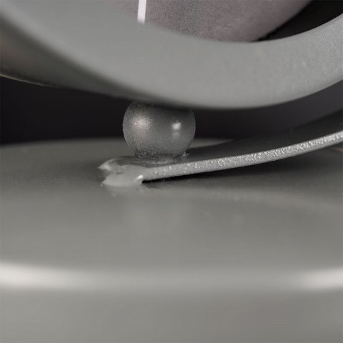 Zegar stołowy szary 18.5cm VILDE 569600-S