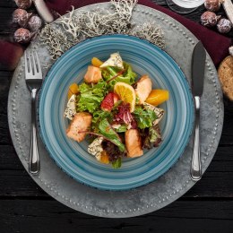 Talerz deserowy ceramiczny LINES 19cm NAVA 10-099-222