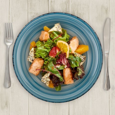 Talerz deserowy ceramiczny LINES 19cm NAVA 10-099-222