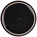 Talerz deserowy ceramiczny czarny 18.5cm MONDEX 139151