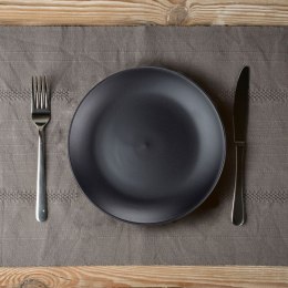 Talerz deserowy ceramiczny czarny SOHO 21cm NAVA 10-141-051