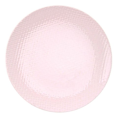 Talerz deserowy ceramiczny różowy RELIEF 21cm ORION 128440