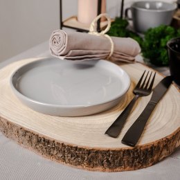 Talerz deserowy ceramiczny szary 19cm MONDEX 139156