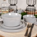 Talerz deserowy ceramiczny szary 19cm MONDEX 139156