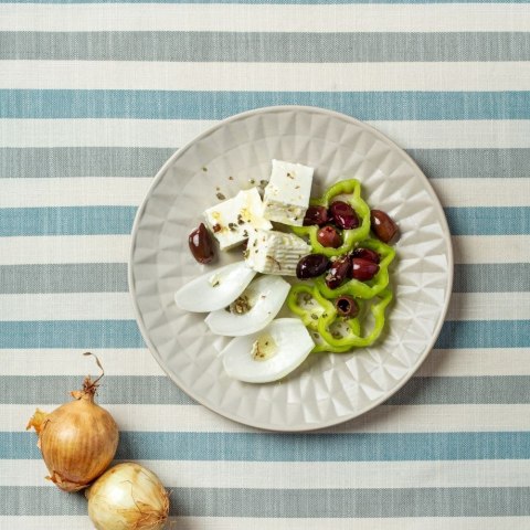 Talerz deserowy ceramiczny szary SOHO 20cm NAVA 10-141-131