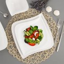 Talerz deserowy porcelanowy MONA 21.5x21.5cm ORION 129502