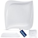 Talerz deserowy porcelanowy MONA 21.5x21.5cm ORION 129502