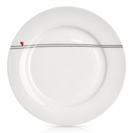 Talerz deserowy porcelanowy biały SERCE 19cm ORION 128473