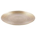 Talerz deserowy szklany złoty 21cm VILDE 139265