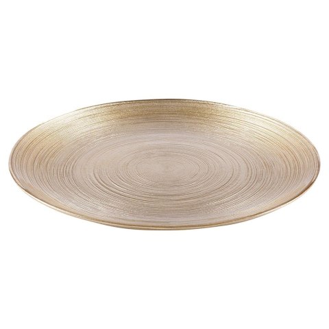 Talerz deserowy szklany złoty 21cm VILDE 139265