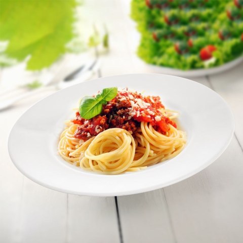 Talerz do makaronu ceramiczny biały MONA 28cm ORION 128482