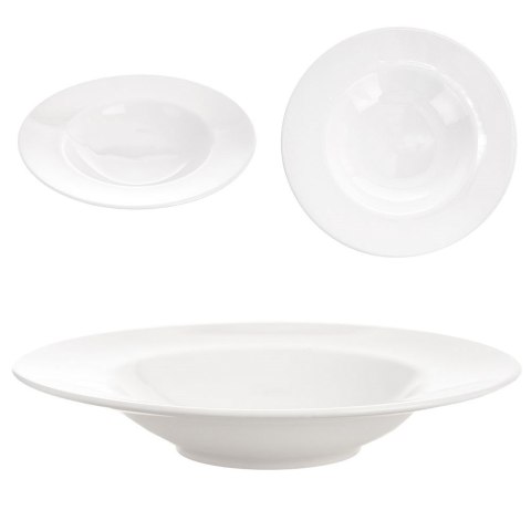 Talerz do makaronu ceramiczny biały MONA 28cm ORION 128482