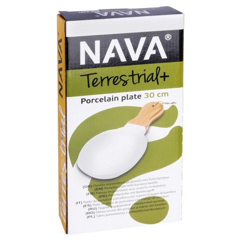 Talerz do serwowania porcelanowy TERRESTRIAL 29.5x14cm NAVA 10-263-047