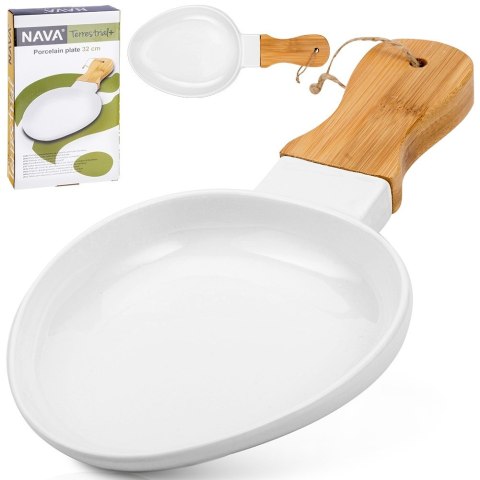 Talerz do serwowania porcelanowy TERRESTRIAL 32x17cm NAVA 10-263-017