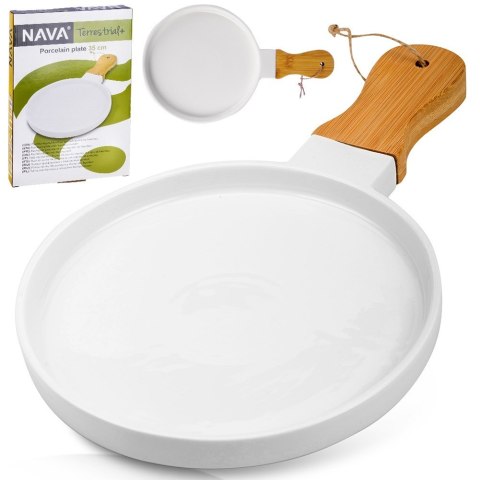 Talerz do serwowania porcelanowy TERRESTRIAL 34.5x21.5cm NAVA 10-263-024