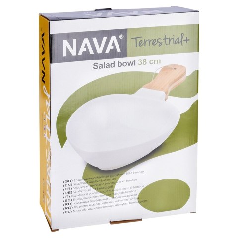 Talerz do serwowania porcelanowy TERRESTRIAL 37.5x24cm NAVA 10-263-022