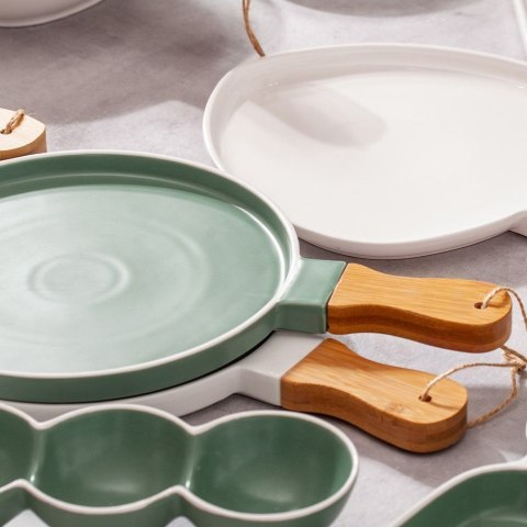 Talerz do serwowania porcelanowy TERRESTRIAL 40x26.5cm NAVA 10-263-125