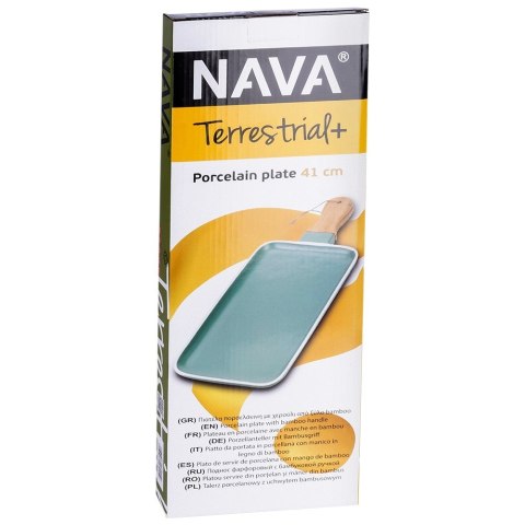 Talerz do serwowania porcelanowy TERRESTRIAL 41x15cm NAVA 10-263-129