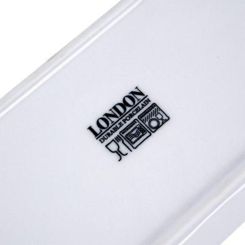Talerz do serwowania porcelanowy biały 40.5x13cm LONDON DURABLE PORCELAIN 139413