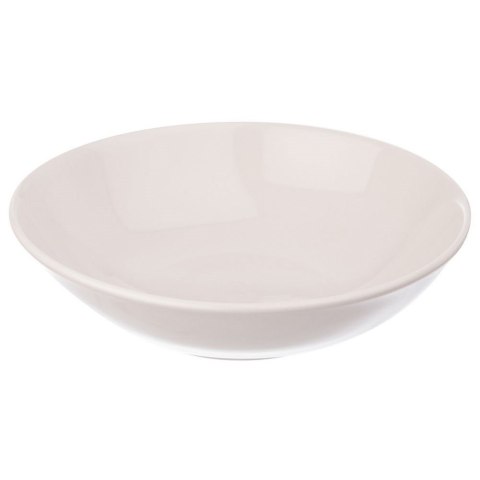 Talerz obiadowy głęboki ceramiczny kremowy ALFA 20.5cm 850ml ORION 128435