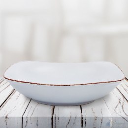 Talerz obiadowy głęboki ceramiczny kwadratowy SUGAR 23cm 900ml NAVA 10-099-233