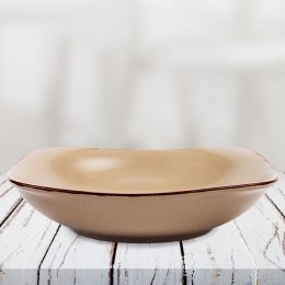 Talerz obiadowy głęboki ceramiczny kwadratowy SUGAR 23cm 900ml NAVA 10-099-243