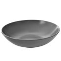 Talerz obiadowy głęboki ceramiczny szary ALFA 20.5cm 900ml ORION 128466