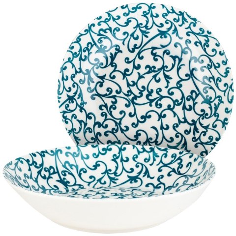 Talerz obiadowy głęboki porcelanowy AURORA 20cm 750ml NAVA 10-099-333