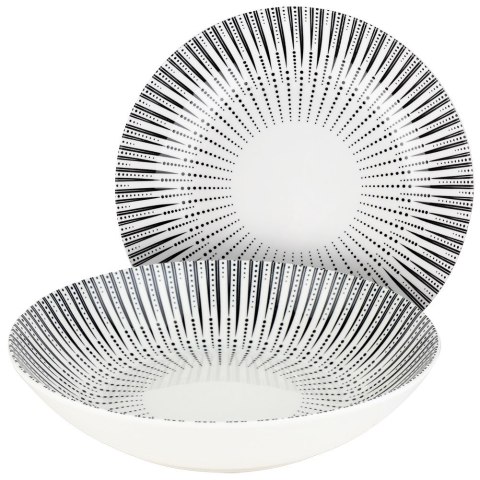 Talerz obiadowy głęboki porcelanowy IRIS 20cm 750ml NAVA 10-099-313