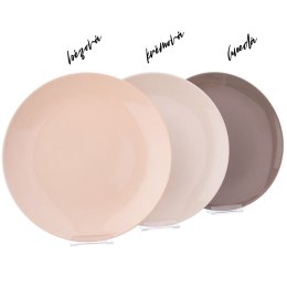 Talerz obiadowy płytki ceramiczny beżowy ALFA 27.5cm ORION 128436