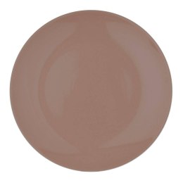 Talerz obiadowy płytki ceramiczny brązowy 27.5cm ORION 128366-BR