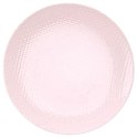 Talerz obiadowy płytki ceramiczny różowy RELIEF 27cm ORION 128443