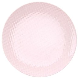Talerz obiadowy płytki ceramiczny różowy RELIEF 27cm ORION 128443
