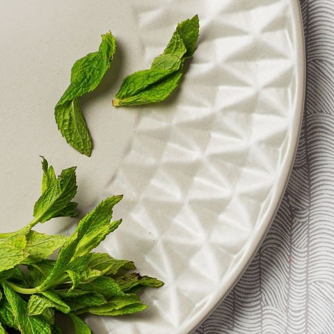 Talerz obiadowy płytki ceramiczny szary SOHO 27cm NAVA 10-141-130