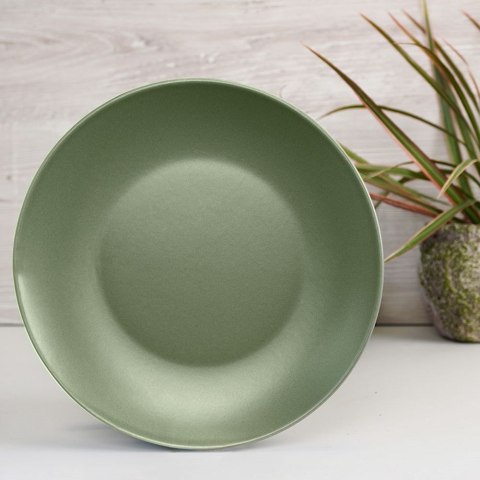 Talerz obiadowy płytki ceramiczny zielony ALFA 27cm ORION 128480