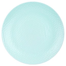 Talerz obiadowy płytki ceramiczny zielony RELIEF 27cm ORION 128444