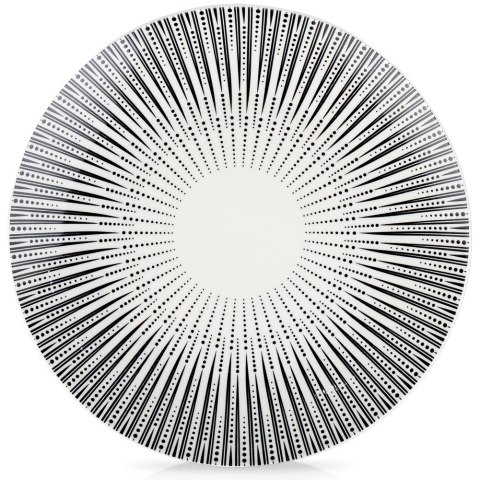 Talerz obiadowy płytki porcelanowy IRIS 27cm NAVA 10-099-311