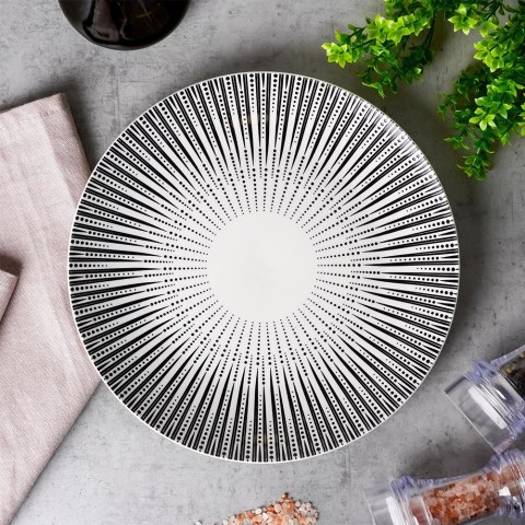 Talerz obiadowy płytki porcelanowy IRIS 27cm NAVA 10-099-311