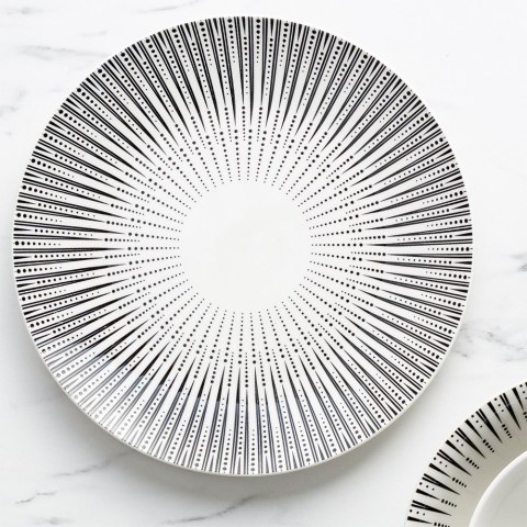 Talerz obiadowy płytki porcelanowy IRIS 27cm NAVA 10-099-311