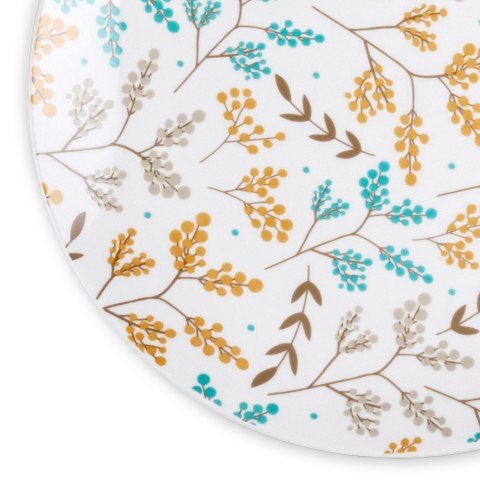 Talerz obiadowy płytki porcelanowy LYDIA 27cm NAVA 10-099-341