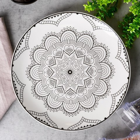Talerz obiadowy płytki porcelanowy MAYA 27cm NAVA 10-099-351