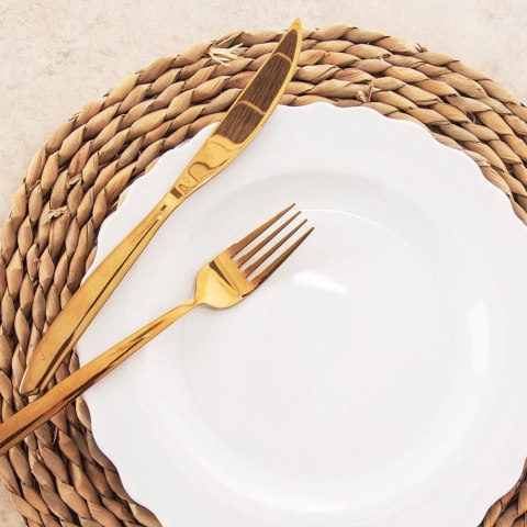 Talerz obiadowy płytki porcelanowy MONA 24.5cm ORION 129556